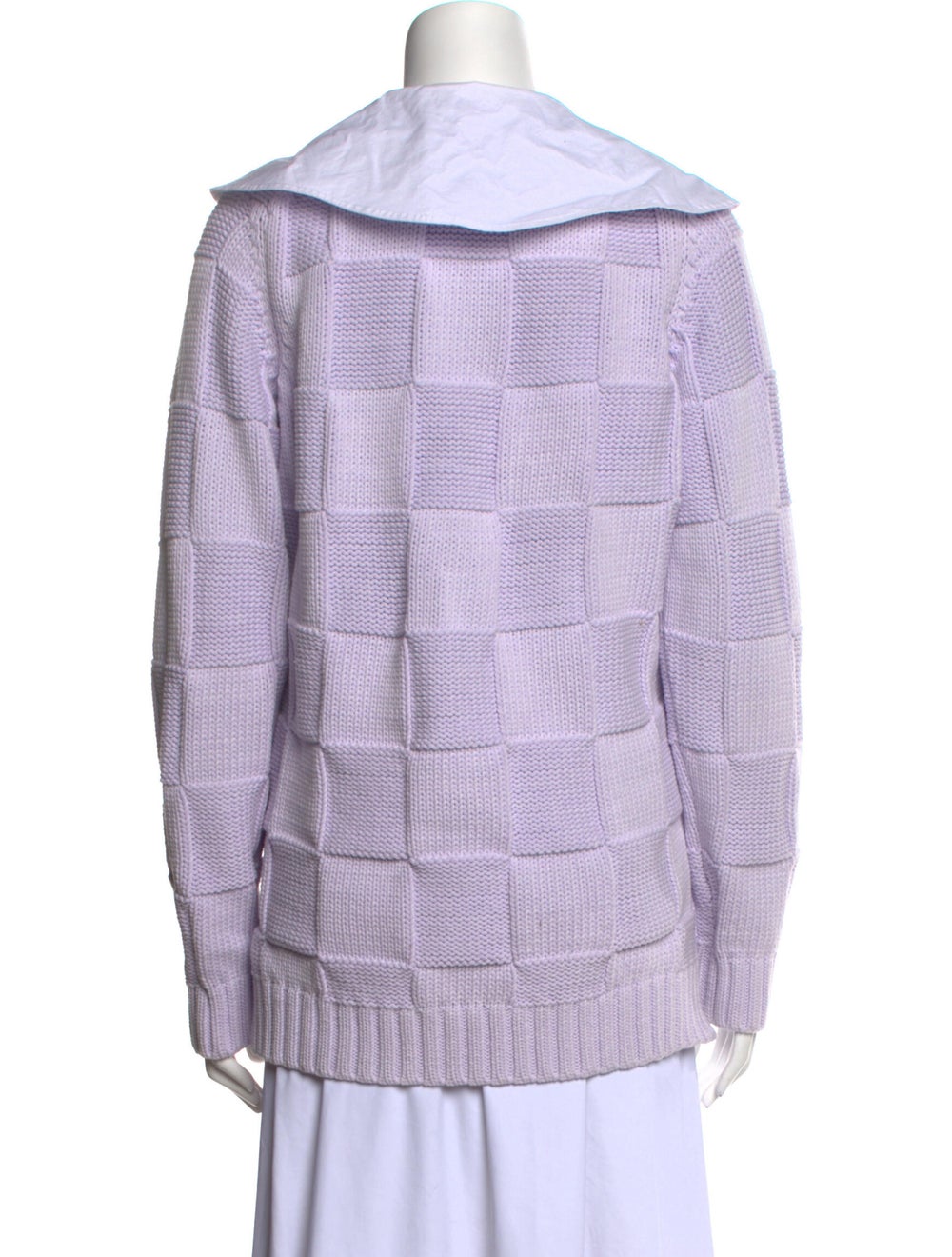 Ganni Graphic Print V-Neck Sweater - image 3