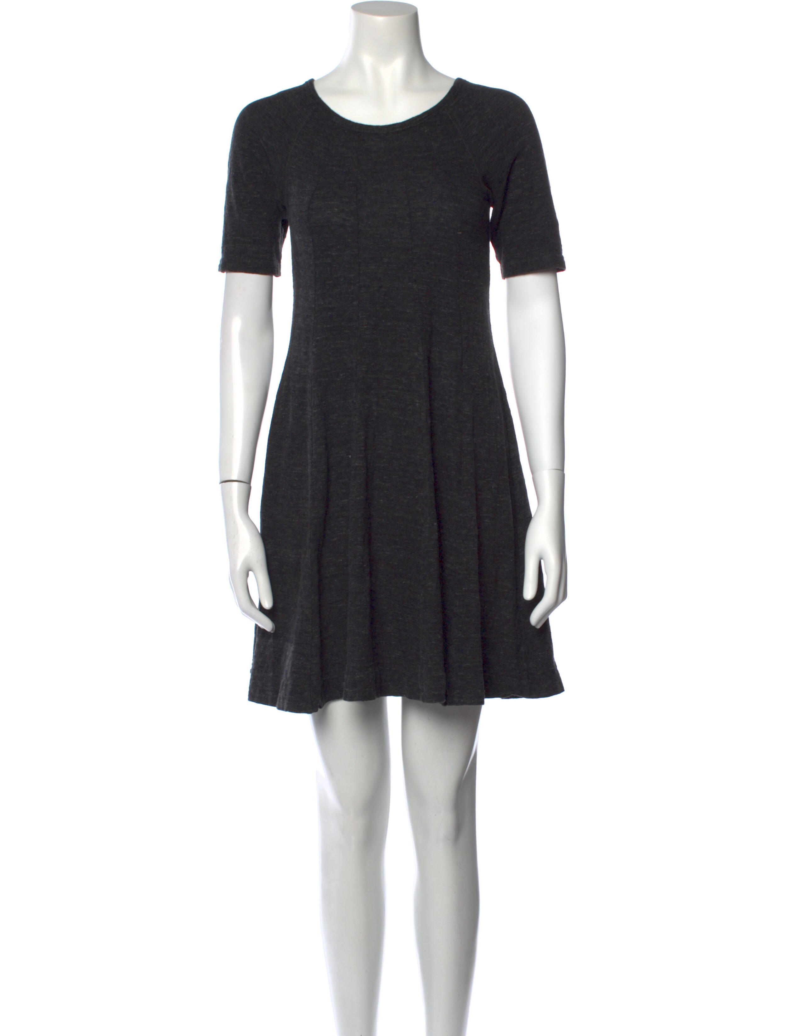 Ganni Scoop Neck Mini Dress