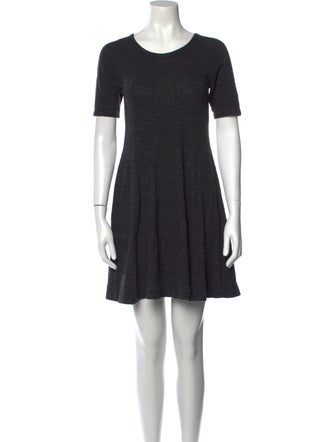 Ganni Scoop Neck Mini Dress