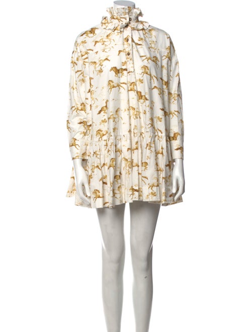 Ganni Printed Mini Dress
