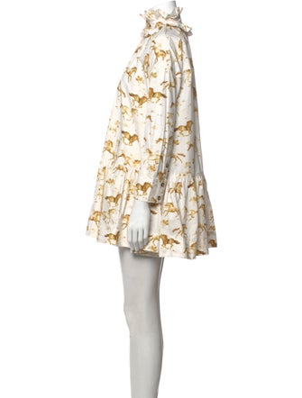 Ganni Printed Mini Dress