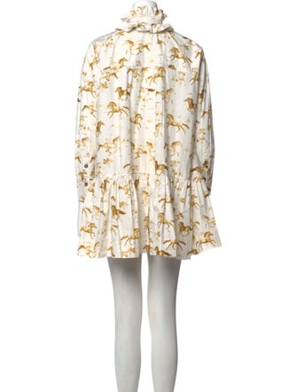 Ganni Printed Mini Dress