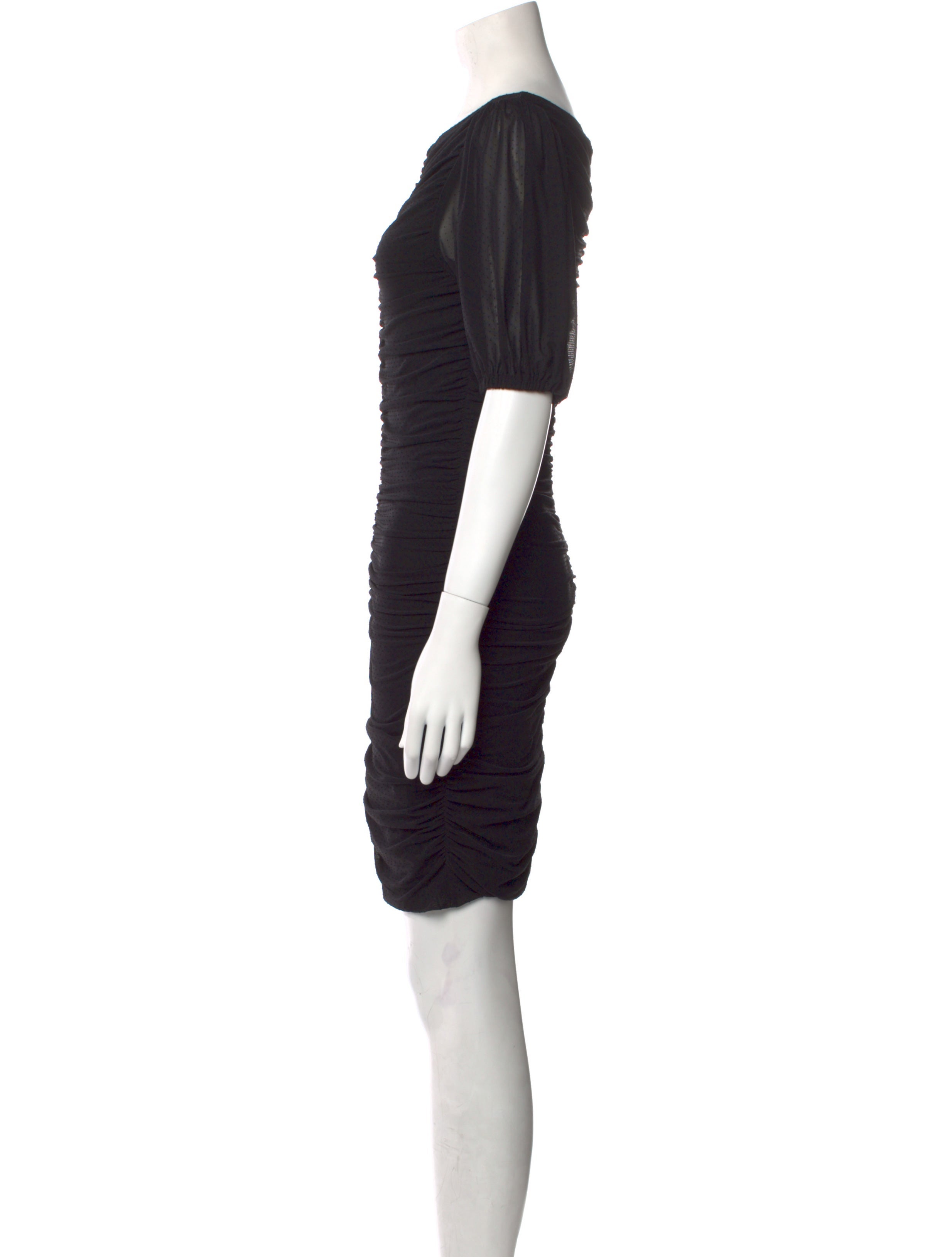 Ganni Cowl Neck Mini Dress