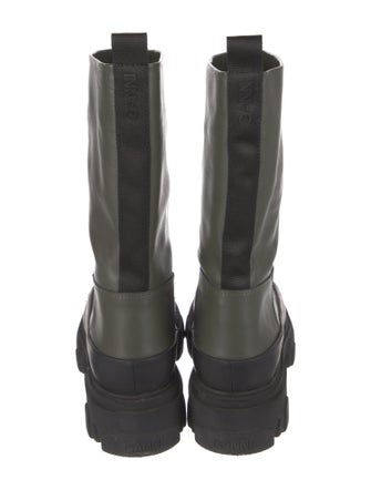 Ganni Leather Rain Boots