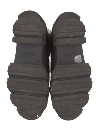 Ganni Leather Rain Boots