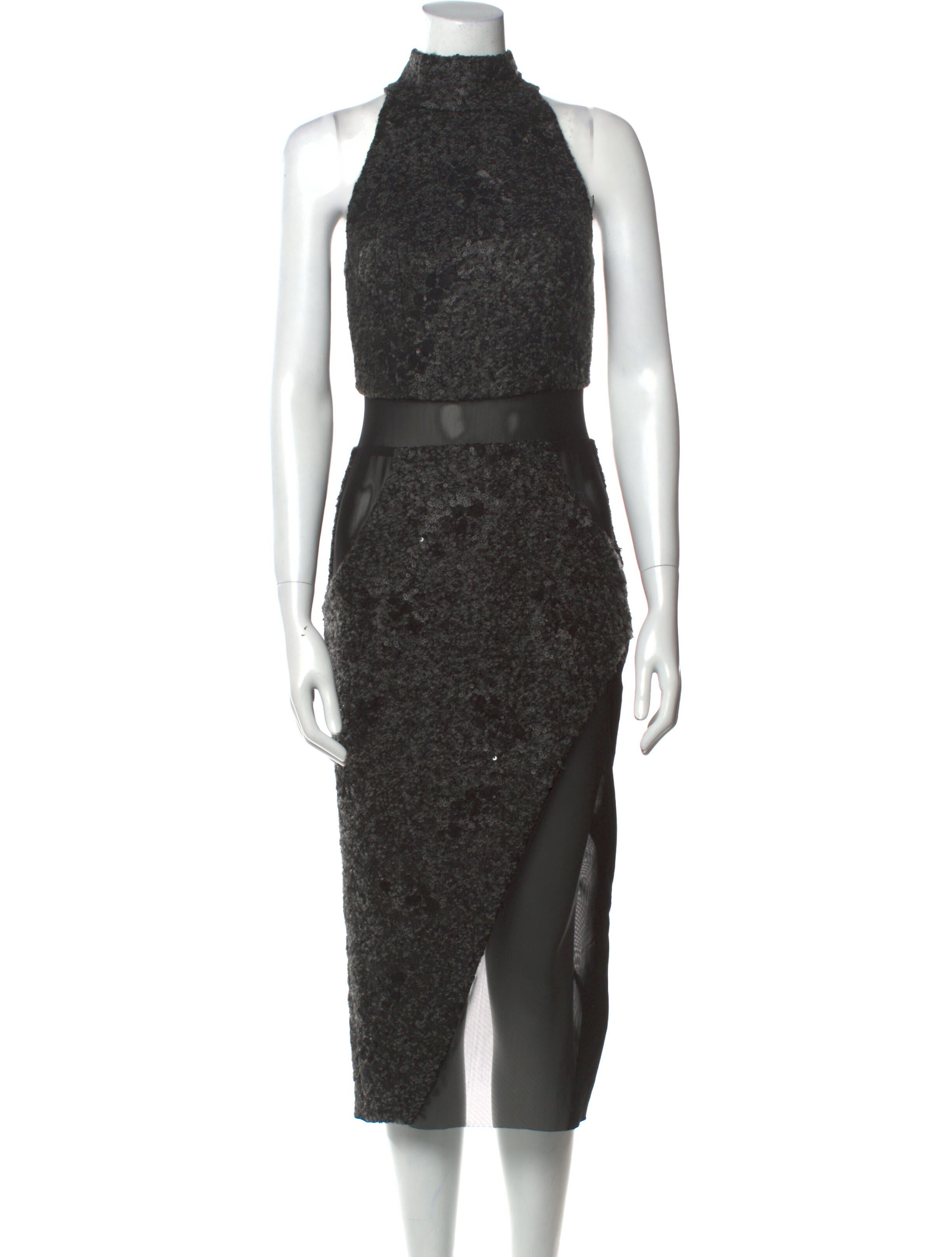 Zhivago Mock Neck Long Dress Black Dresses, Clothing WZHIV20629 The RealReal