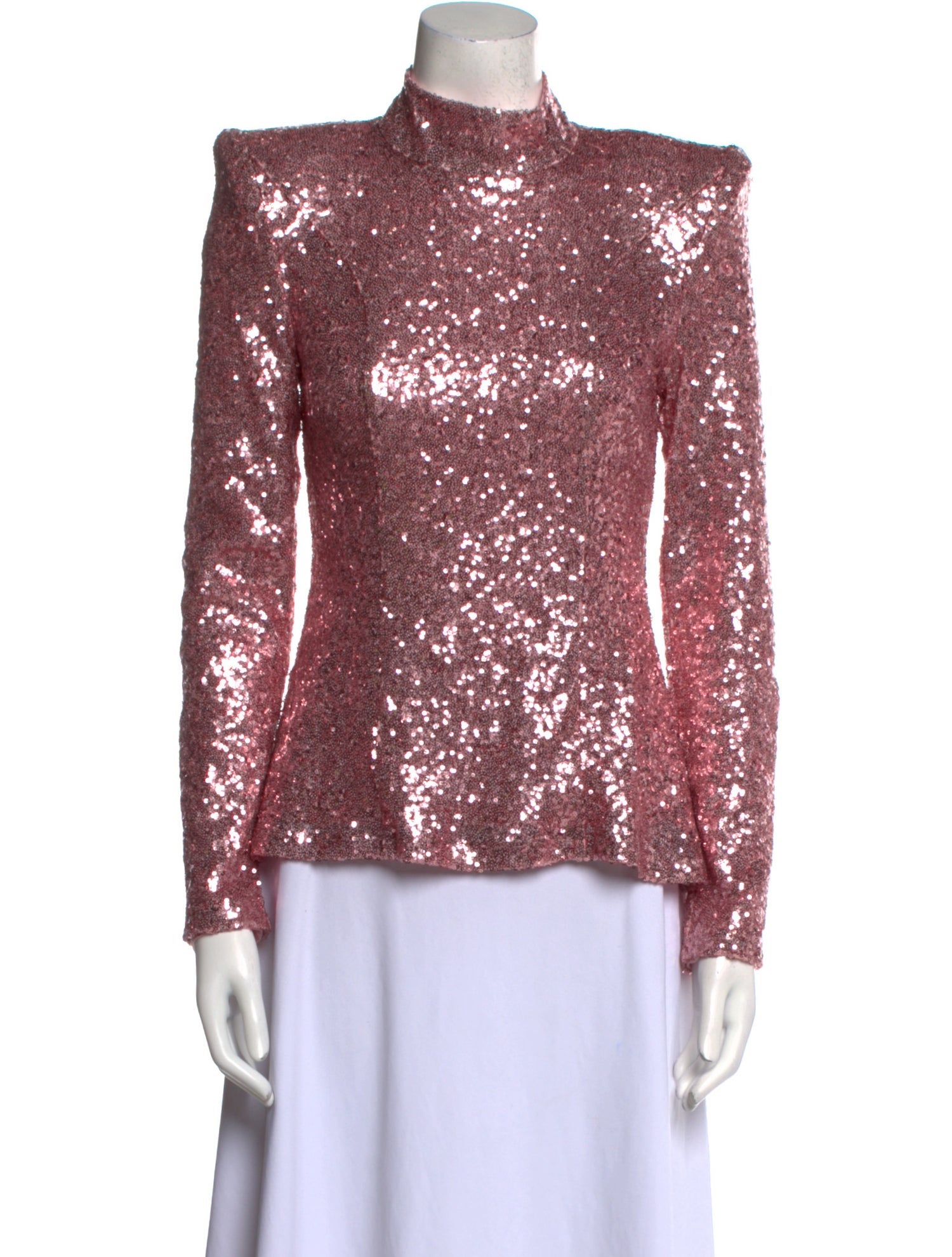 Zhivago Mock Neck Long Sleeve Blouse