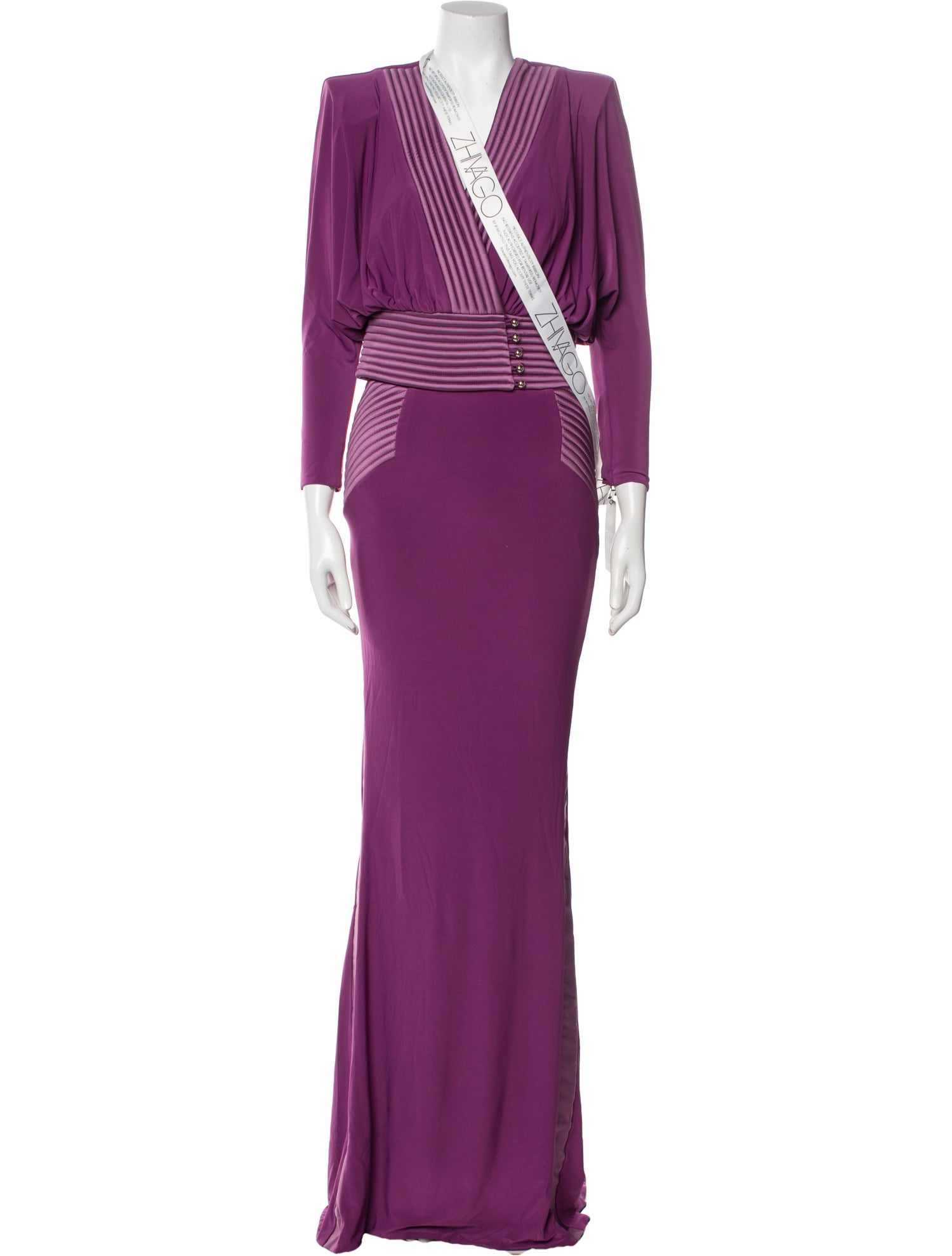 Zhivago V-Neck Long Dress w/ Tags