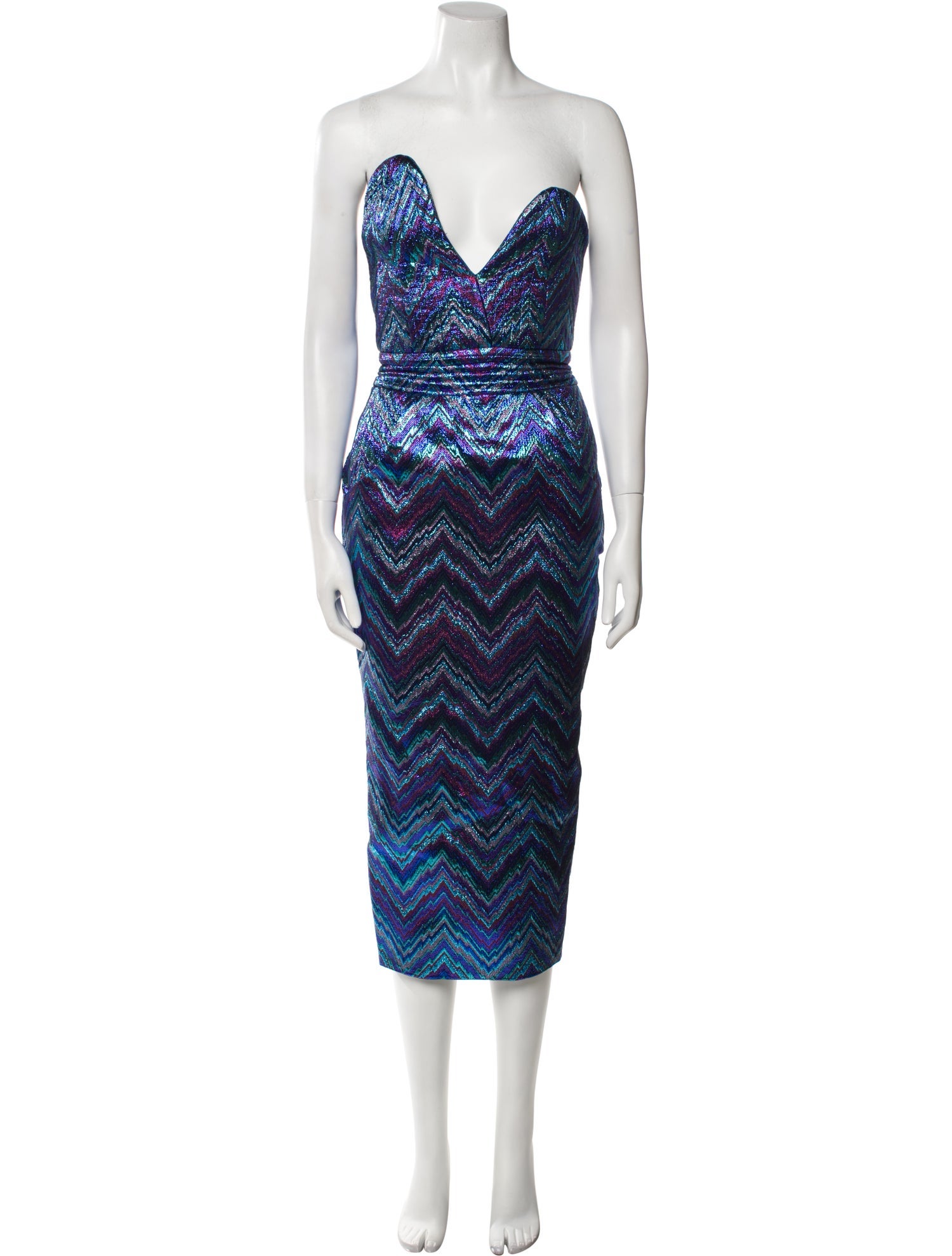 Zhivago Printed Midi Length Dress