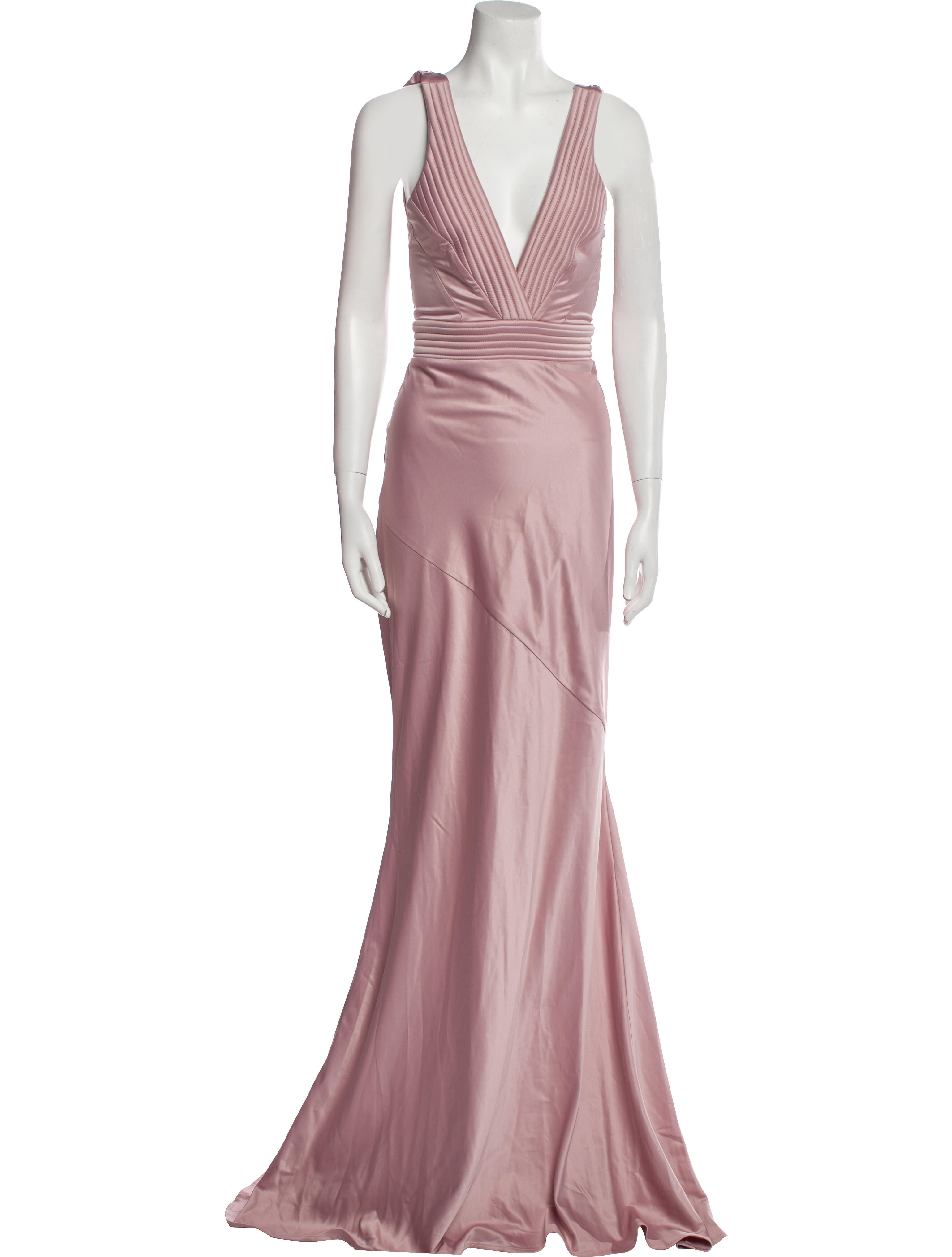 Zhivago Plunge Neckline Long Dress