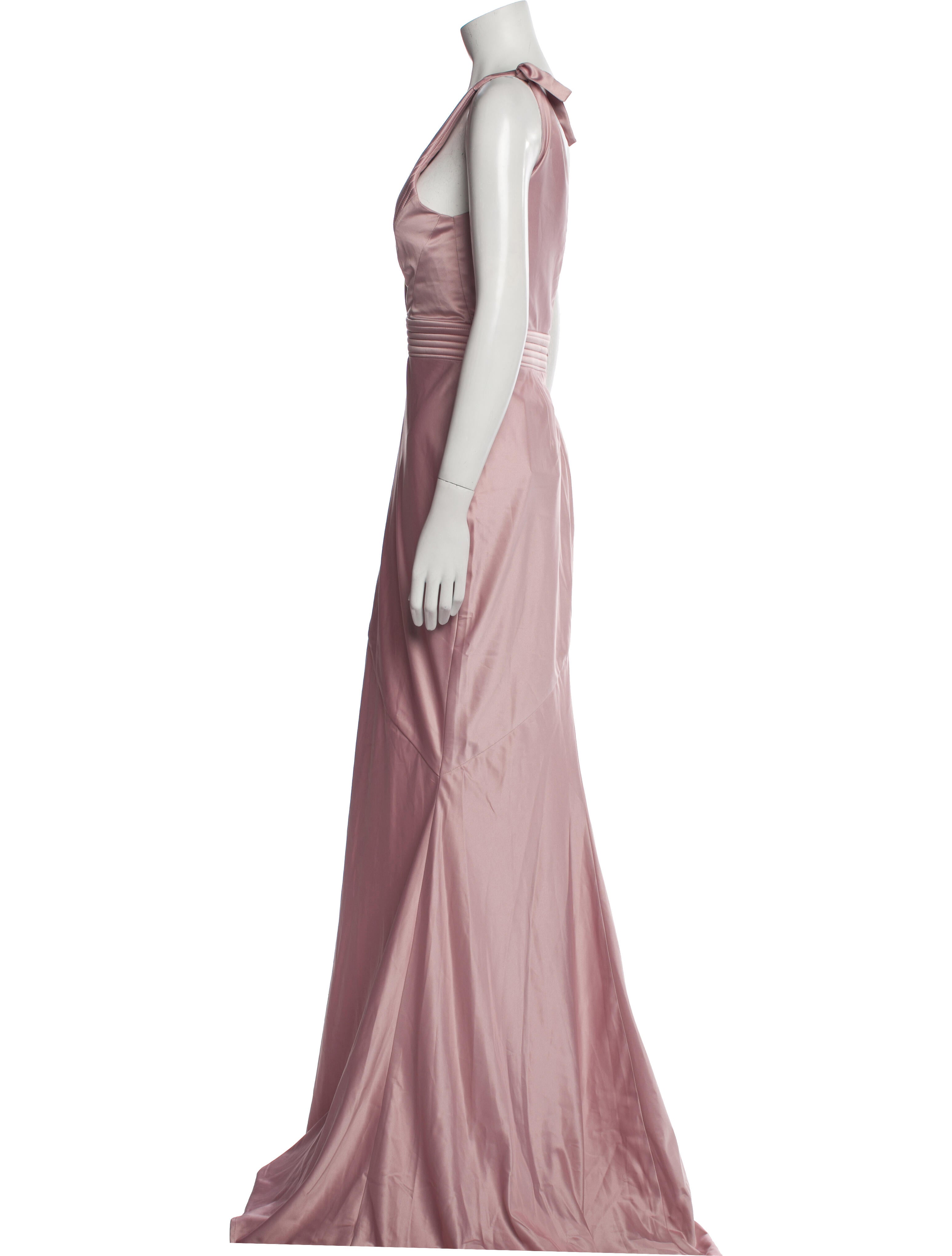Zhivago Plunge Neckline Long Dress