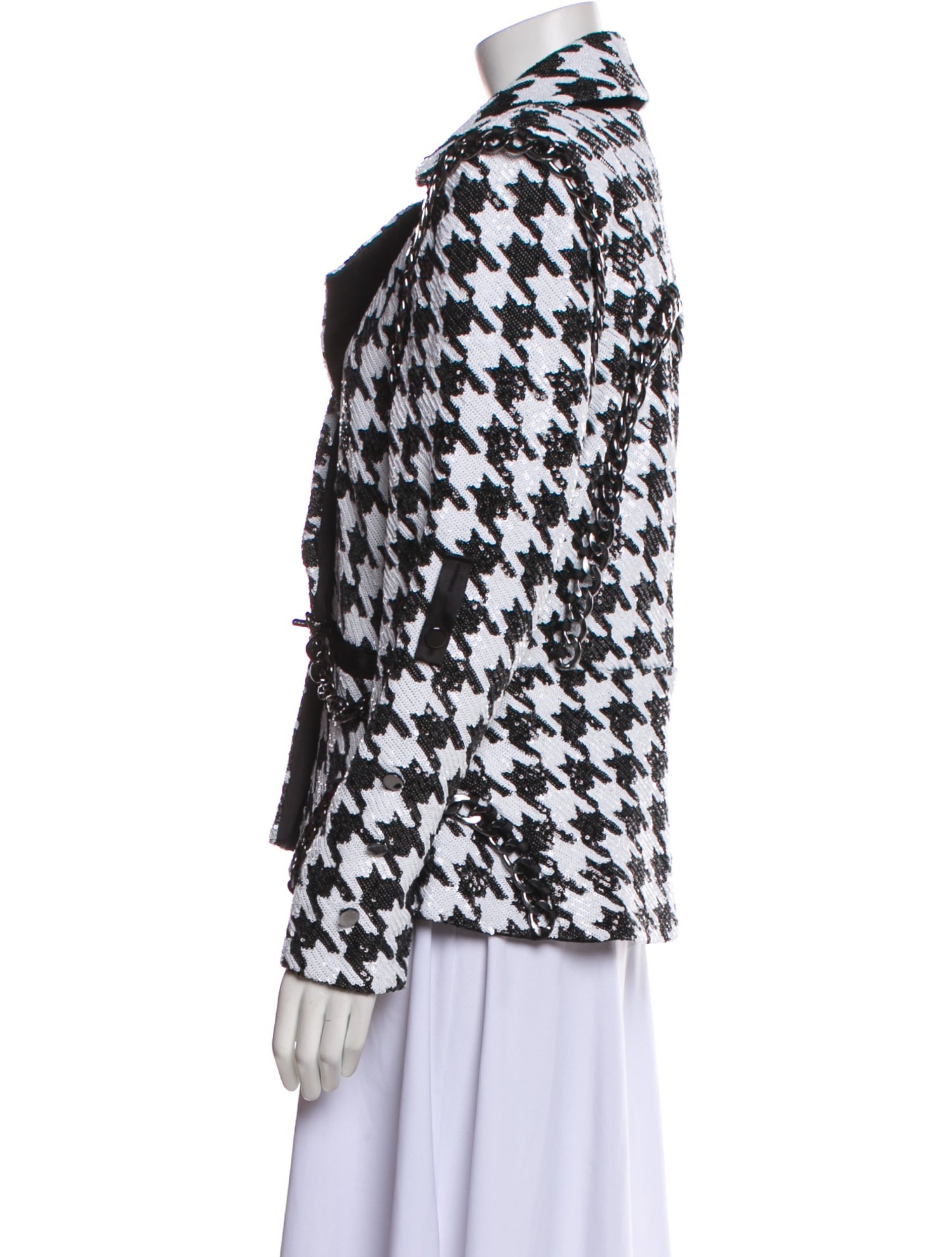 Zhivago Houndstooth Print Blazer