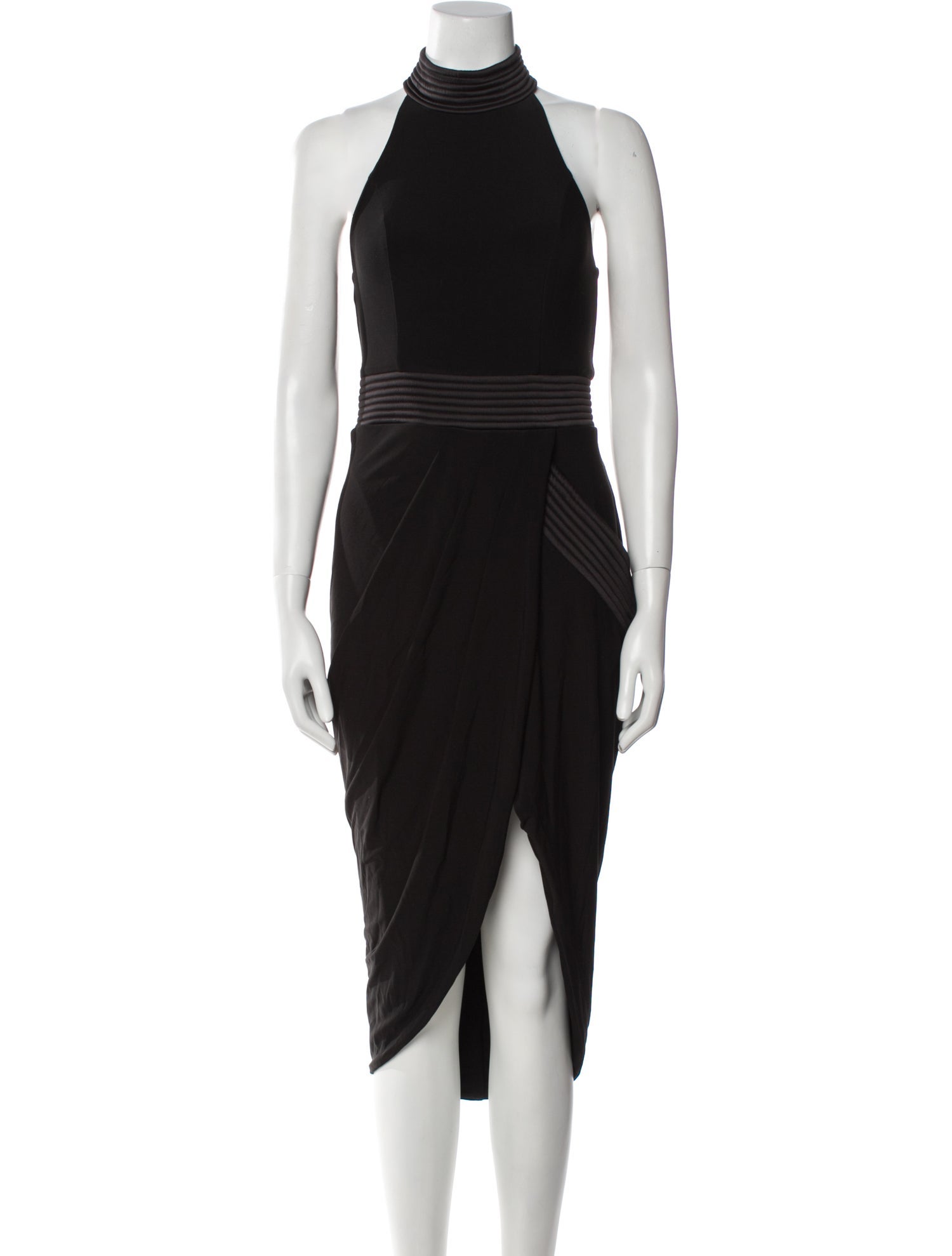 Zhivago Mock Neck Midi Length Dress