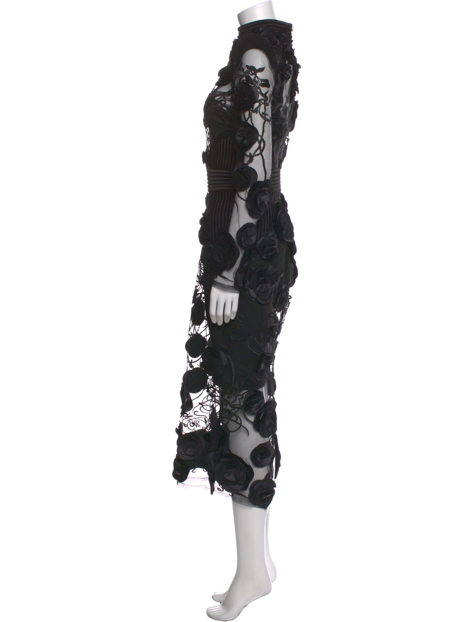 Zhivago Lace Pattern Long Dress