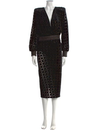 Zhivago V-Neck Midi Length Dress