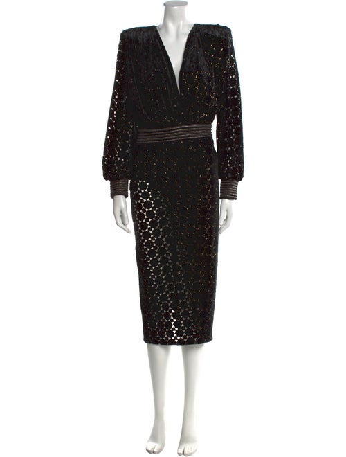 Zhivago V-Neck Midi Length Dress