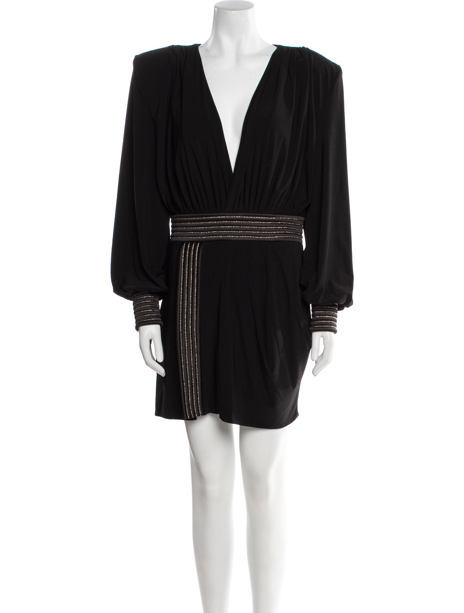 Zhivago Plunge Neckline Mini Dress