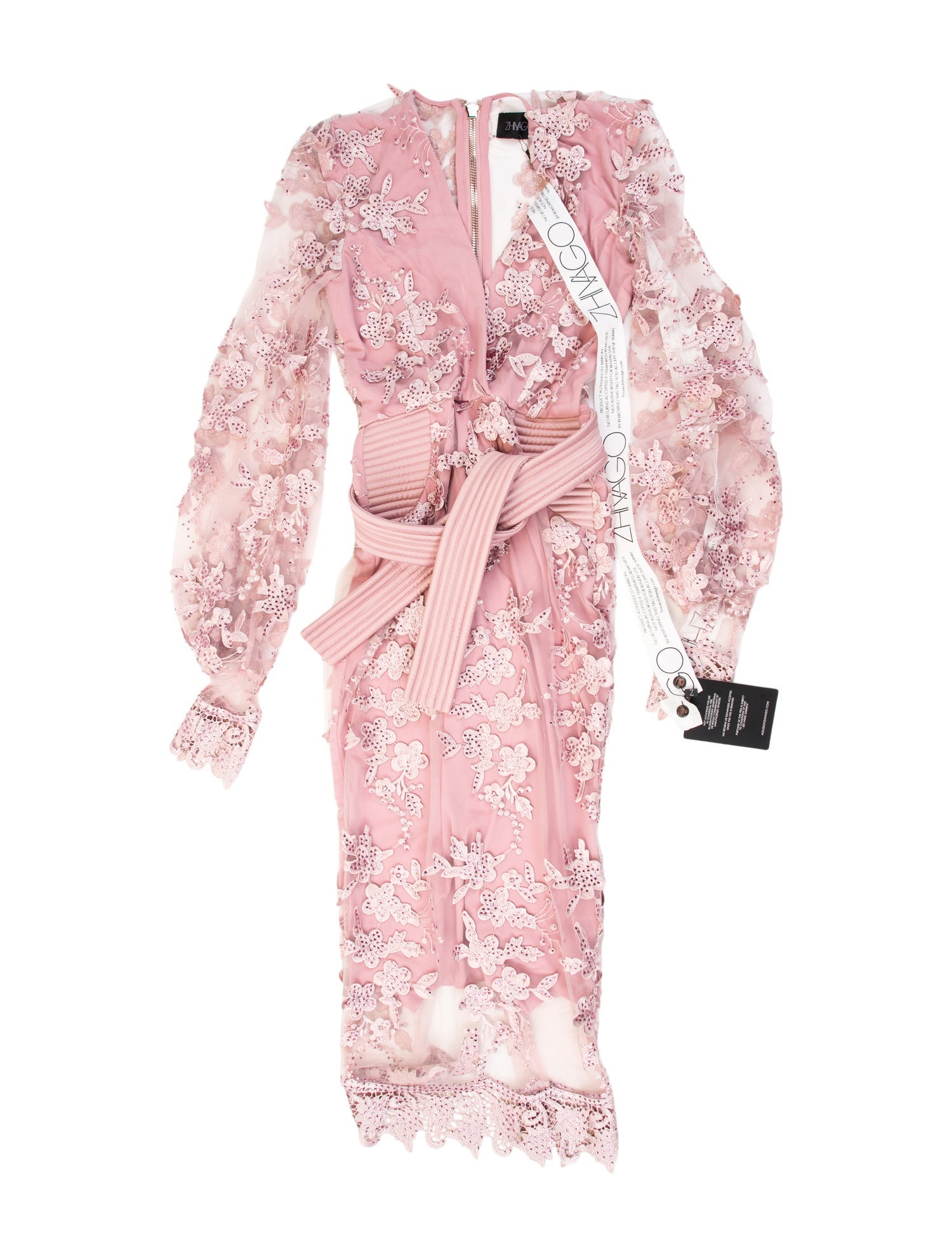 Zhivago Lace Pattern Midi Length Dress