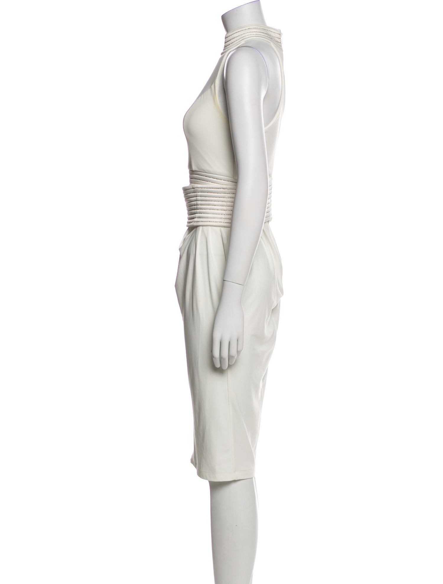 Zhivago Mock Neck Midi Length Dress