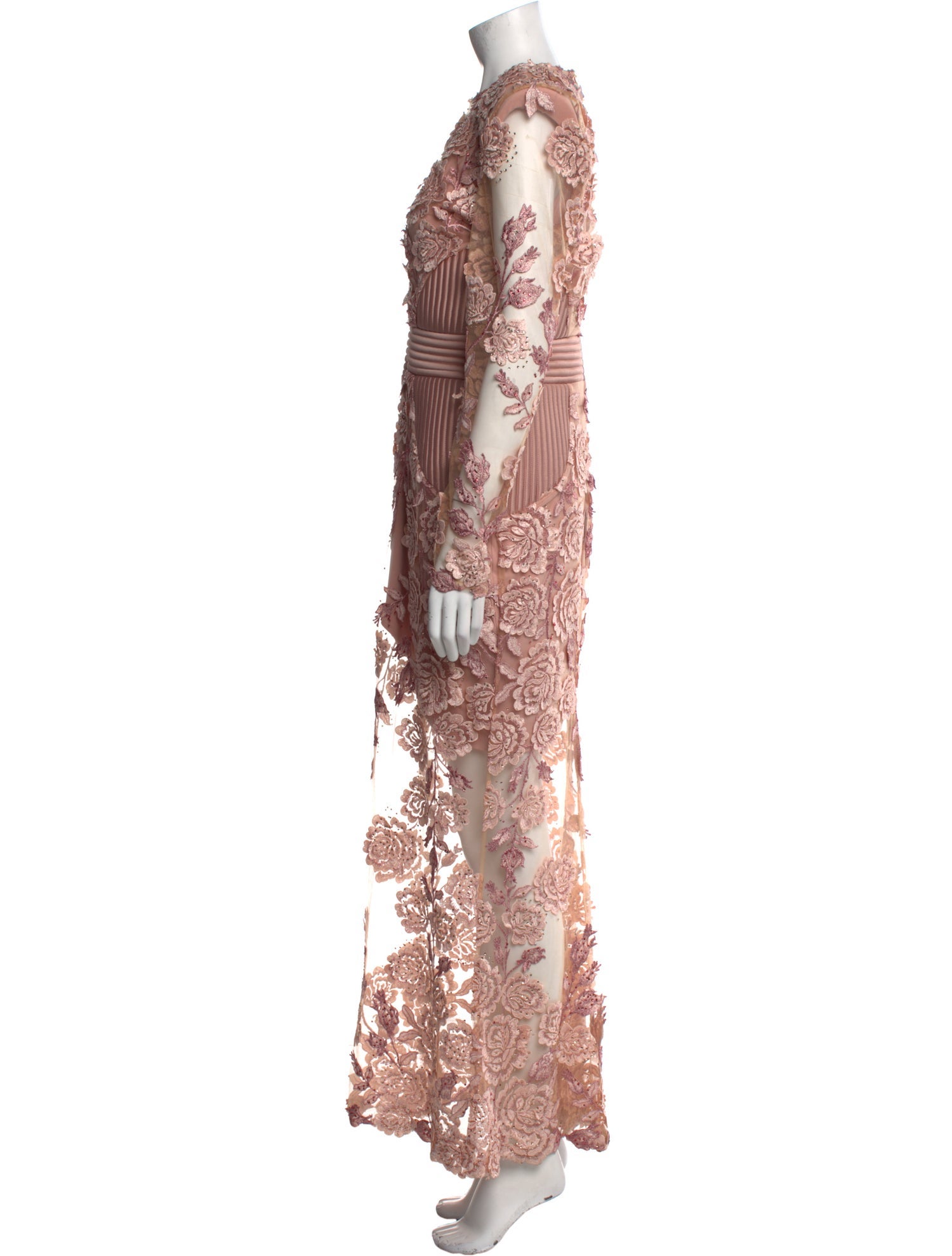 Zhivago Lace Pattern Long Dress