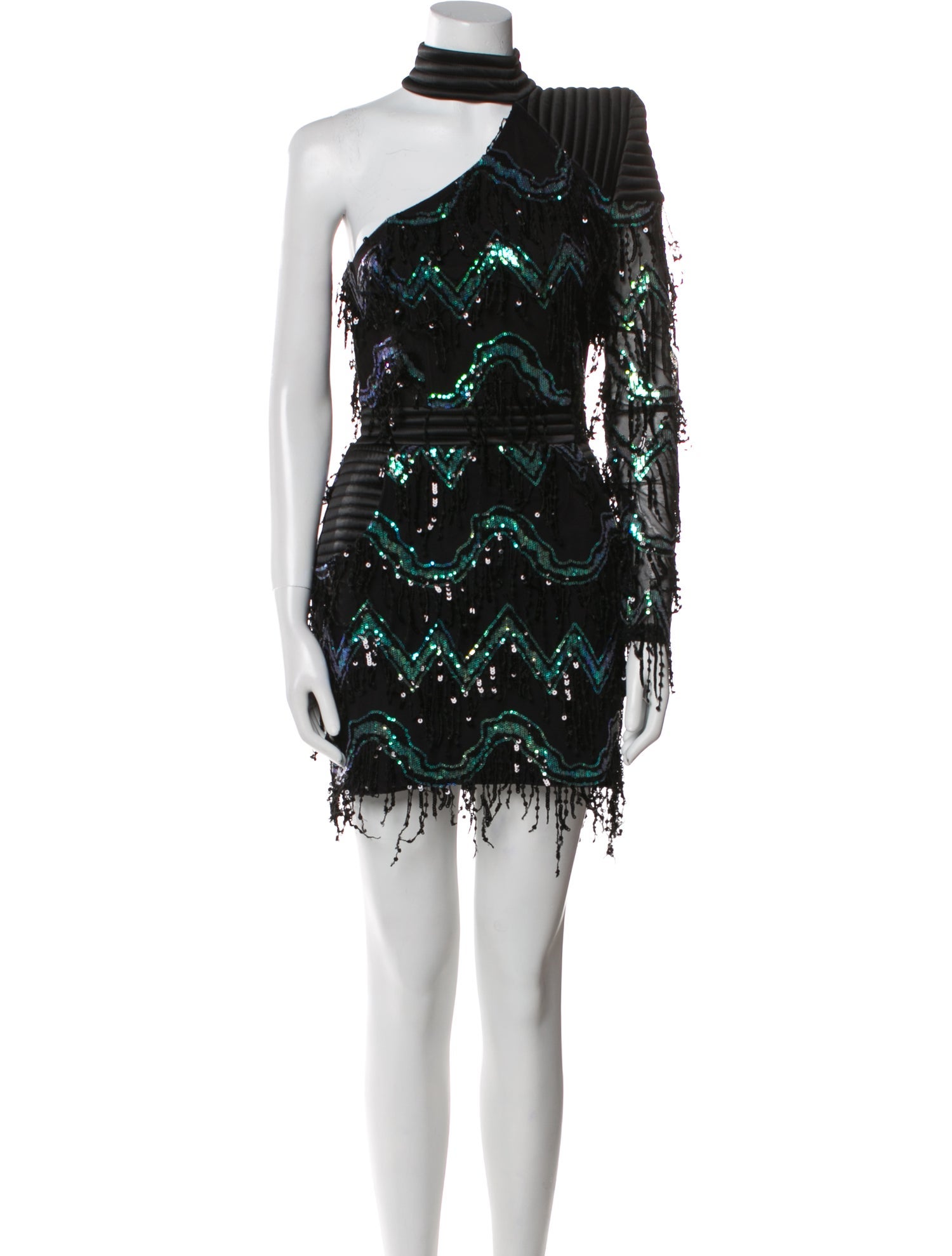 Zhivago Mock Neck Mini Dress