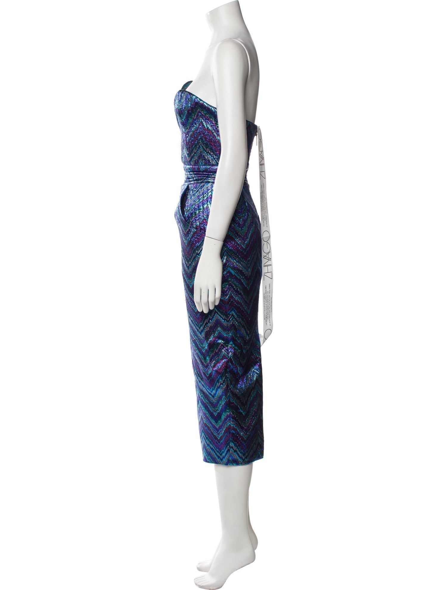 Zhivago Printed Midi Length Dress
