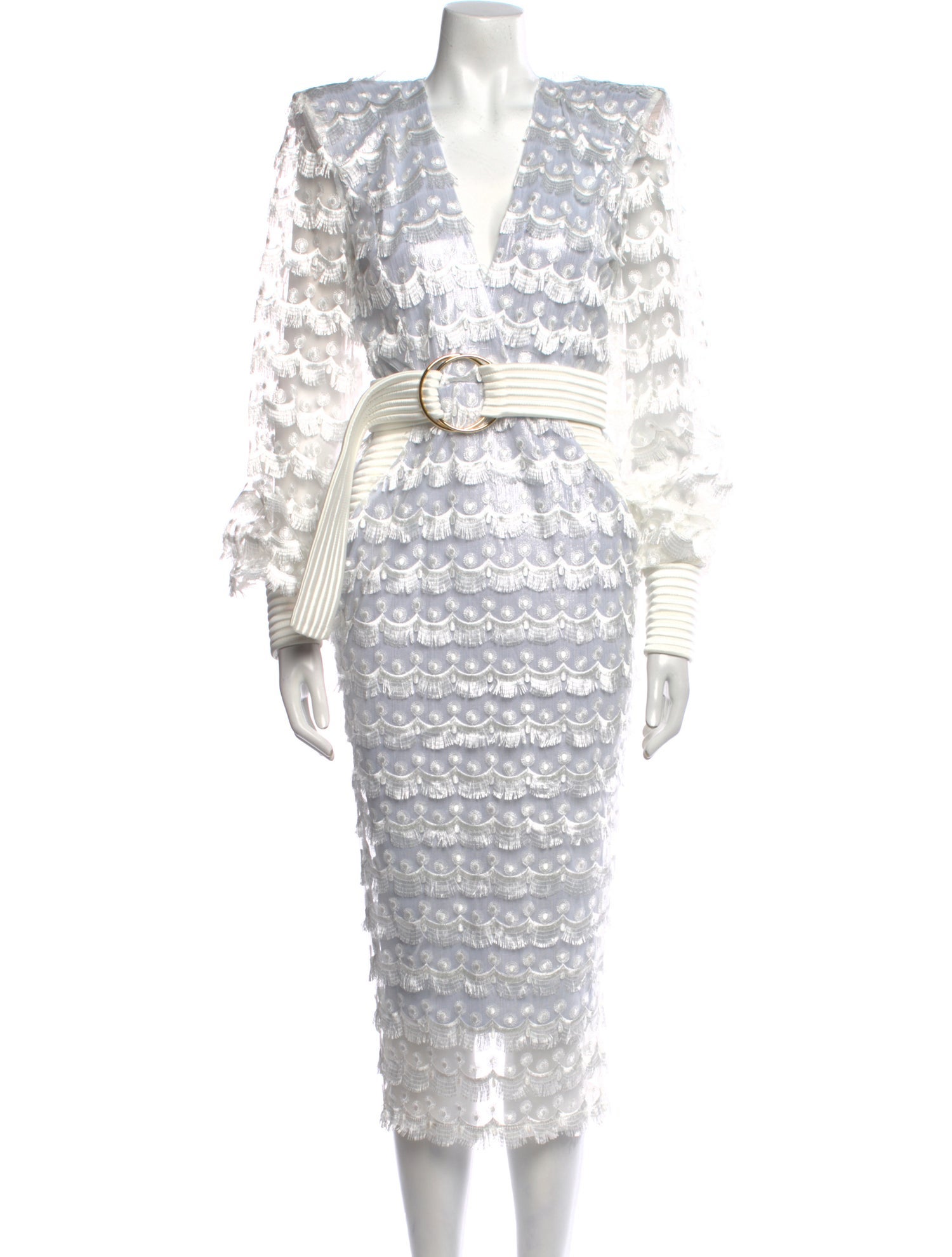 Zhivago Lace Pattern Midi Length Dress