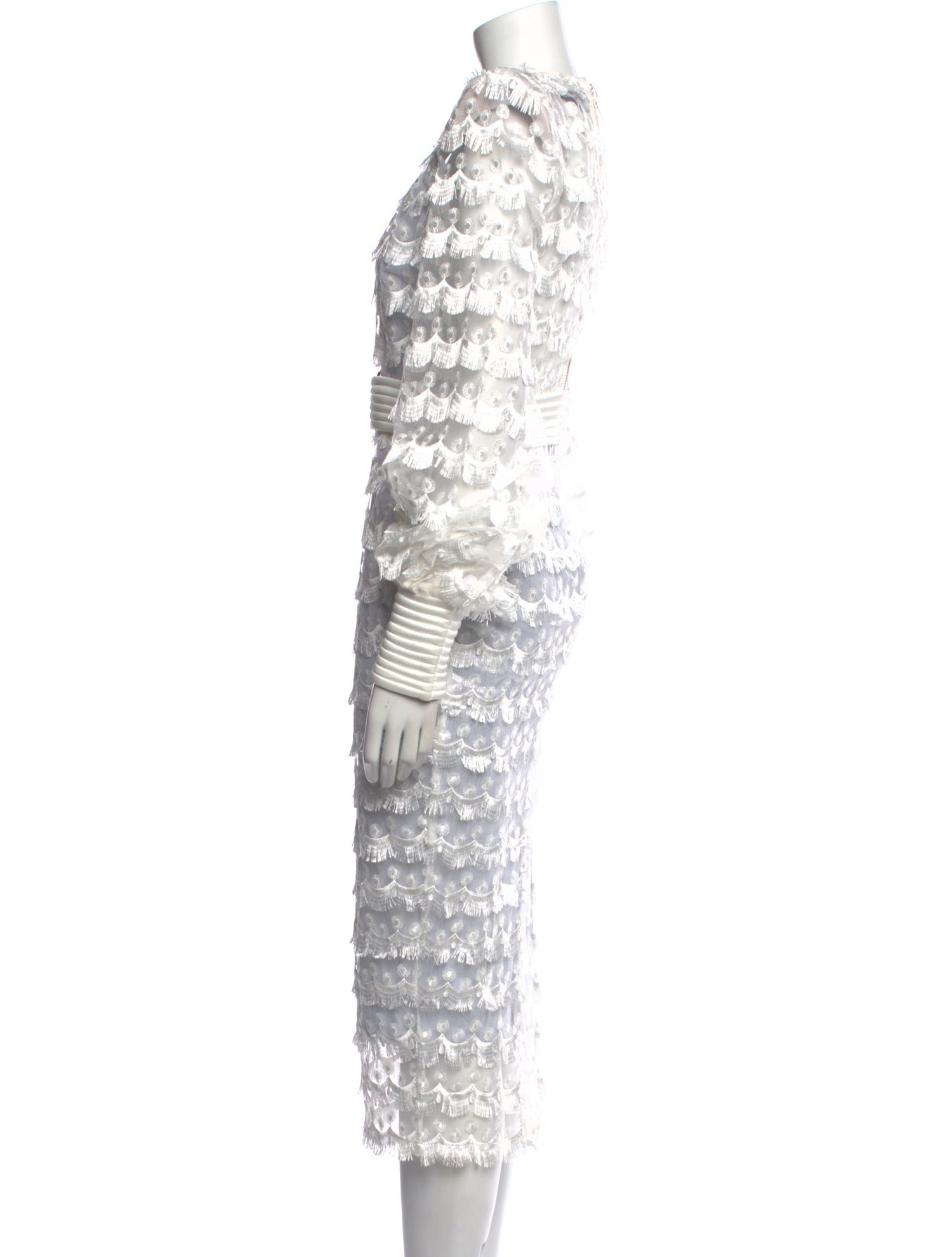 Zhivago Lace Pattern Midi Length Dress