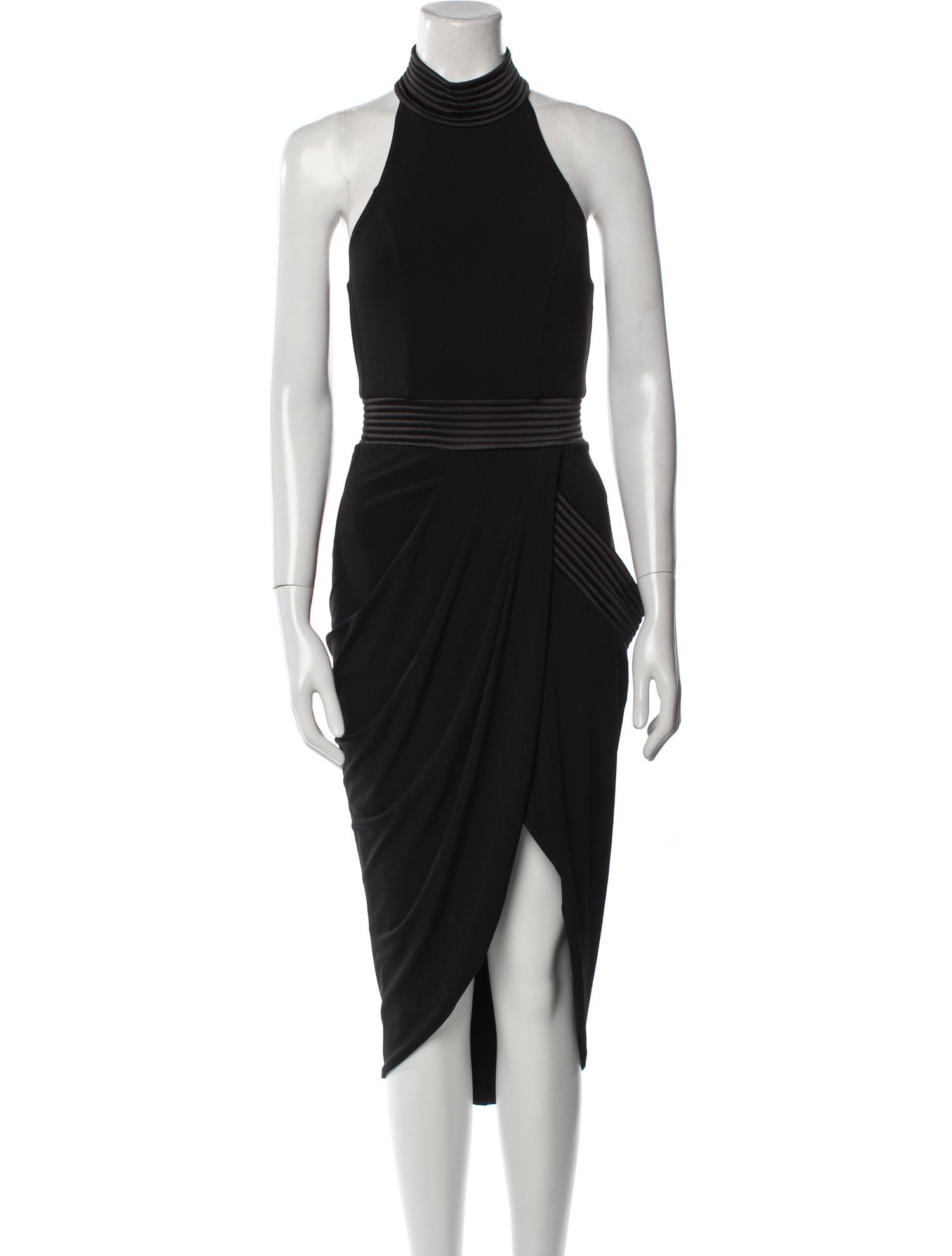 Zhivago Mock Neck Midi Length Dress