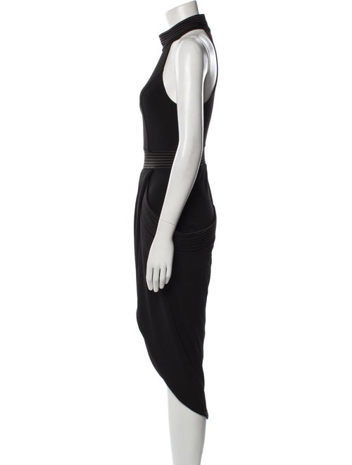 Zhivago Mock Neck Midi Length Dress
