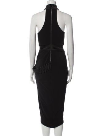 Zhivago Mock Neck Midi Length Dress