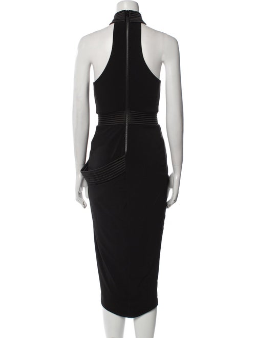 Zhivago Mock Neck Midi Length Dress