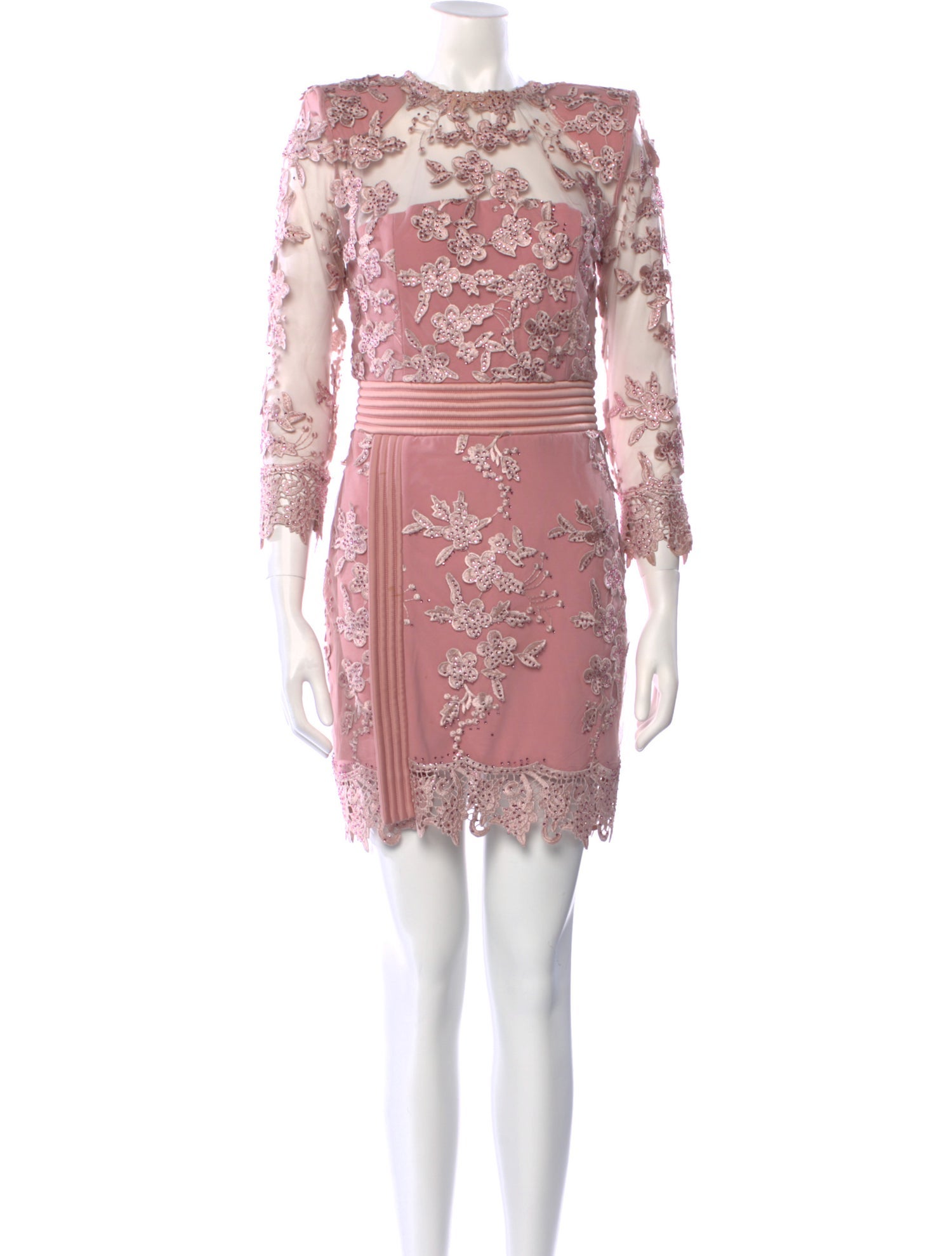 Zhivago Lace Pattern Mini Dress