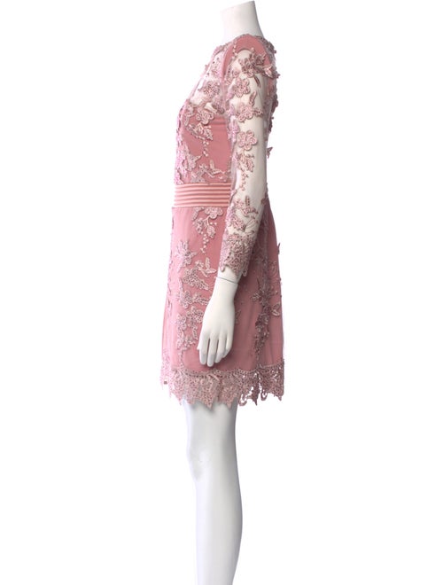 Zhivago Lace Pattern Mini Dress