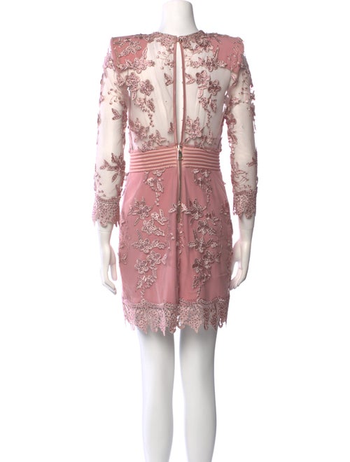 Zhivago Lace Pattern Mini Dress