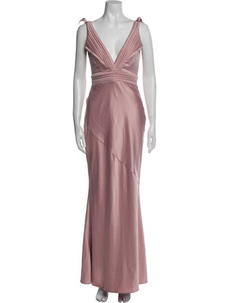 Zhivago V-Neck Long Dress