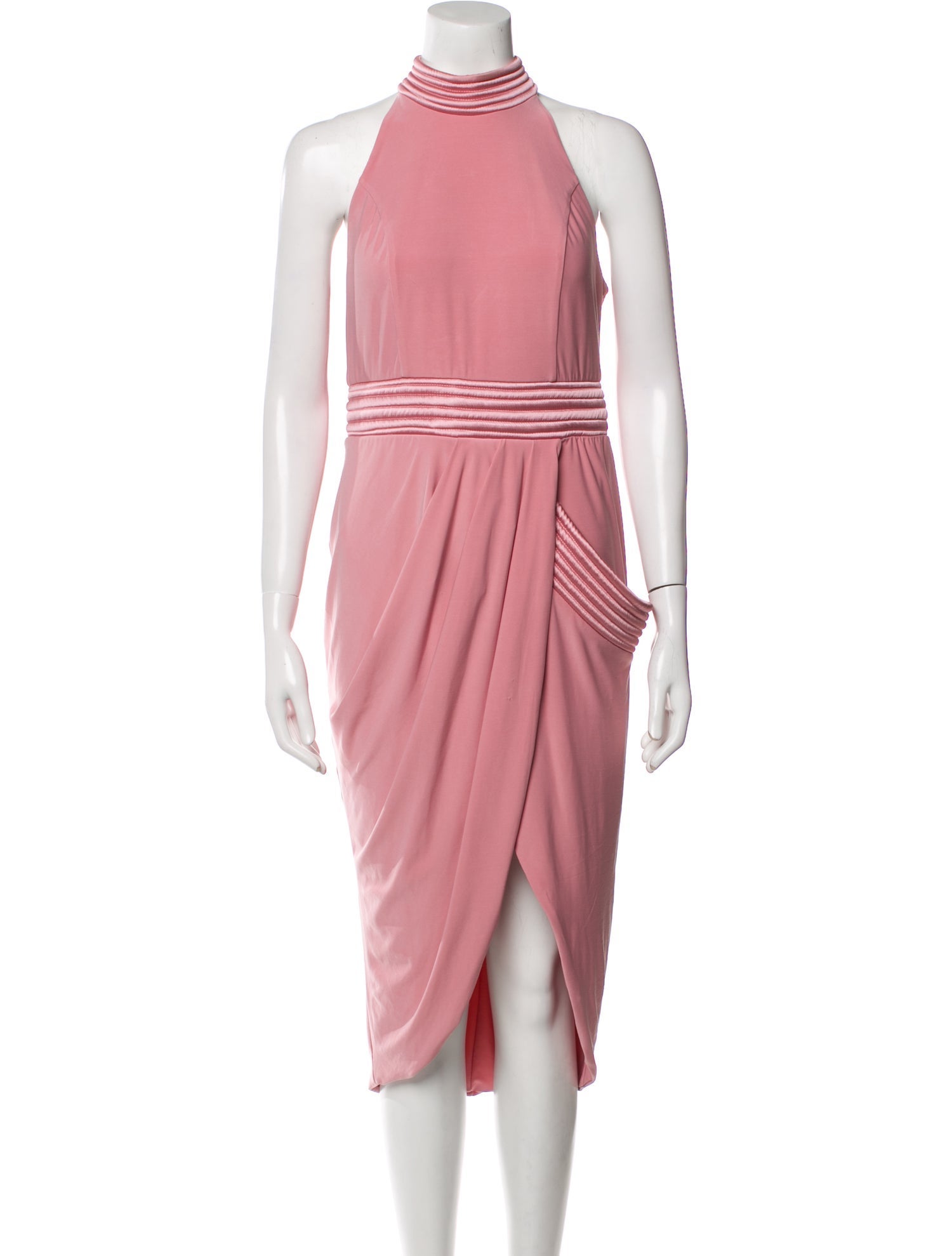 Zhivago Mock Neck Midi Length Dress