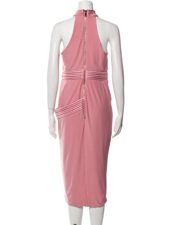 Zhivago Mock Neck Midi Length Dress