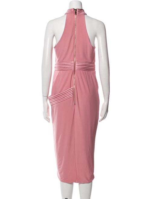 Zhivago Mock Neck Midi Length Dress