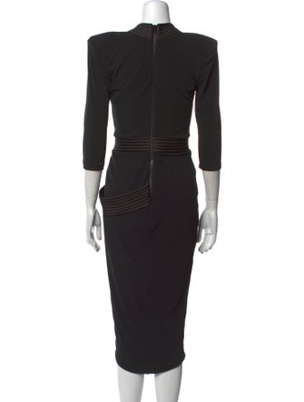 Zhivago V-Neck Midi Length Dress