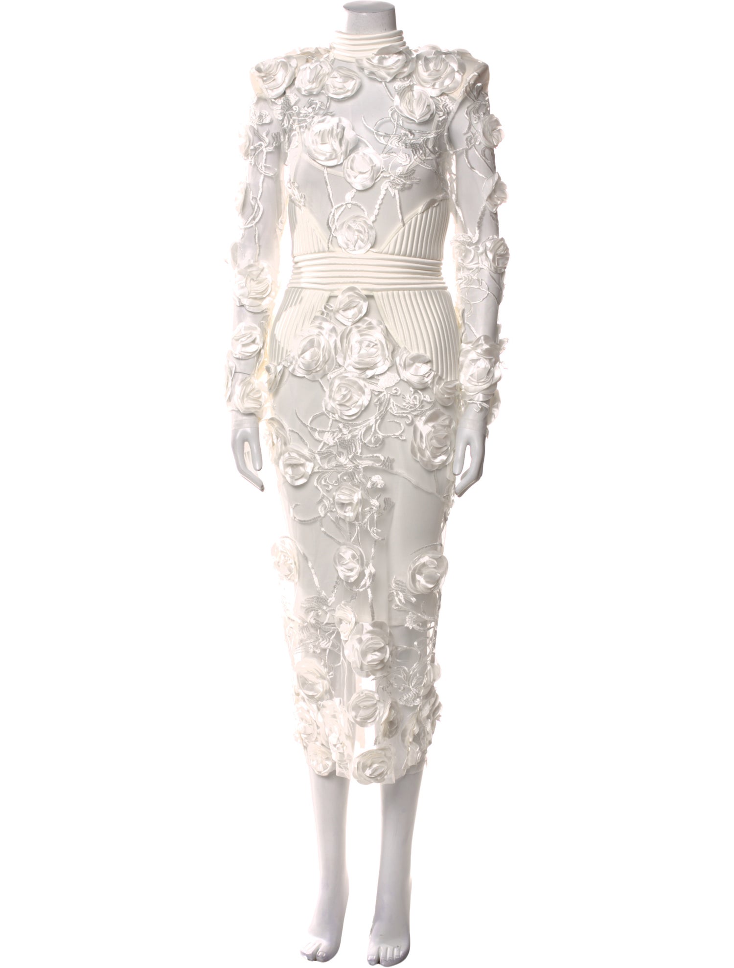 Zhivago Lace Pattern Long Dress