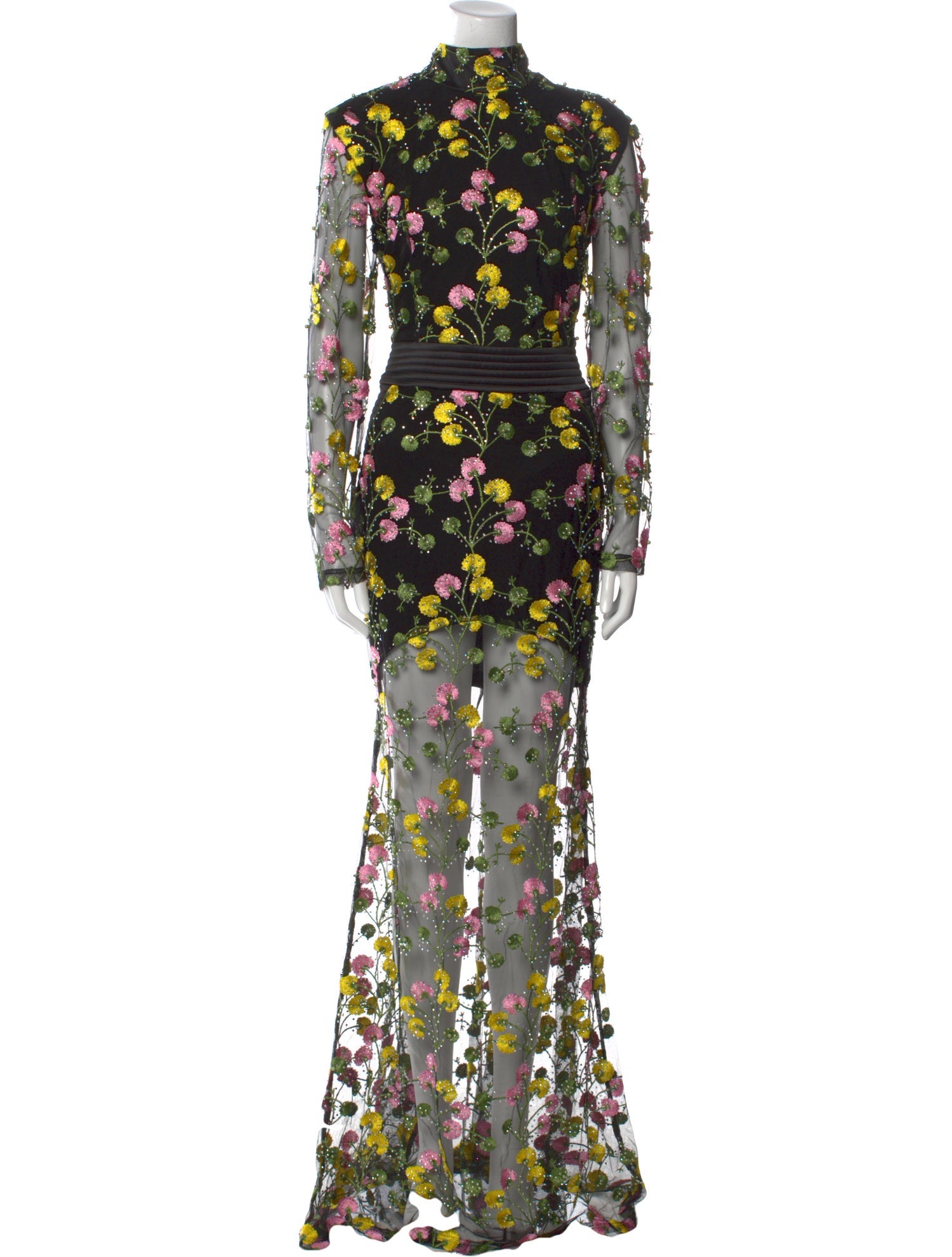 Zhivago Floral Print Long Dress