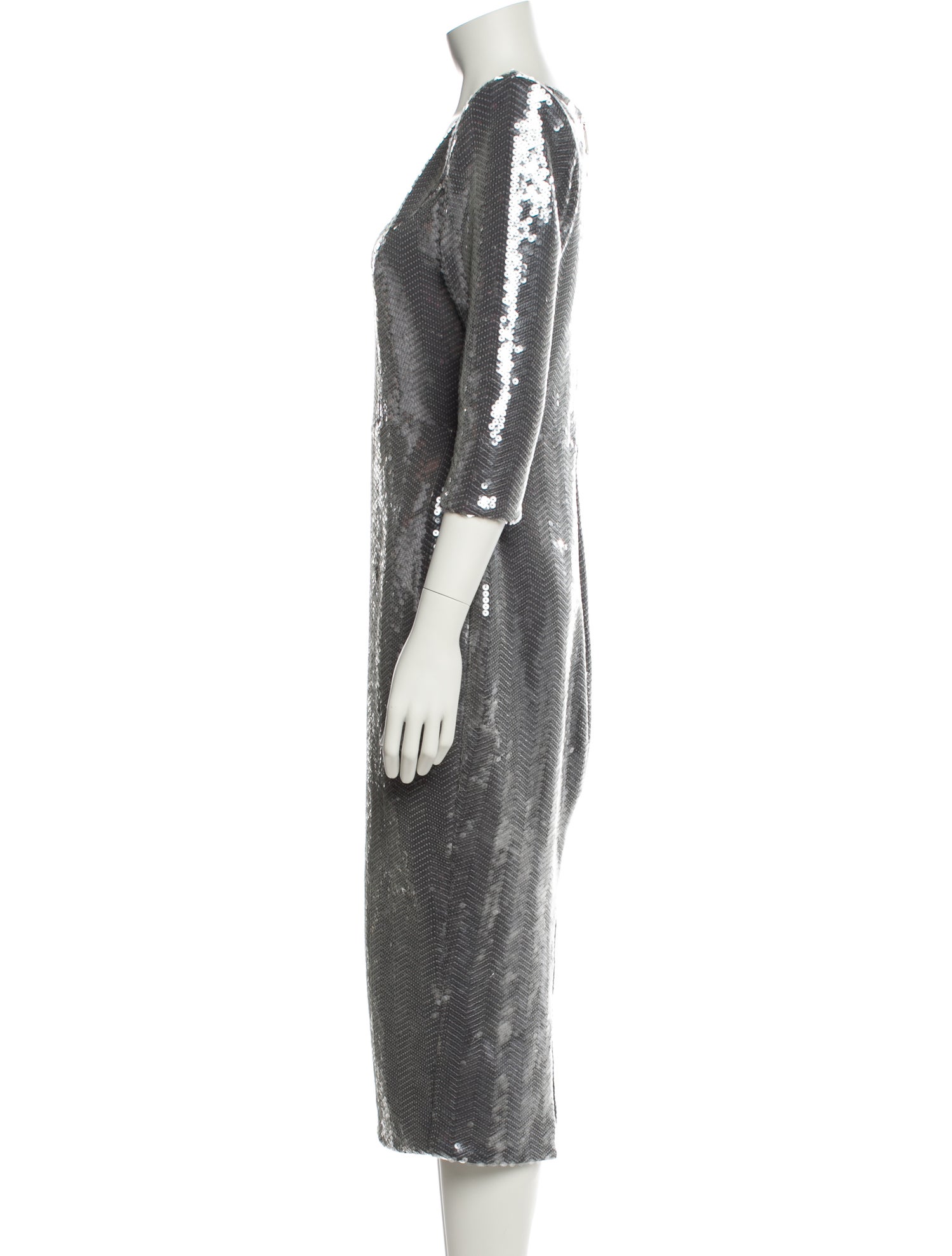 Zhivago Scoop Neck Midi Length Dress