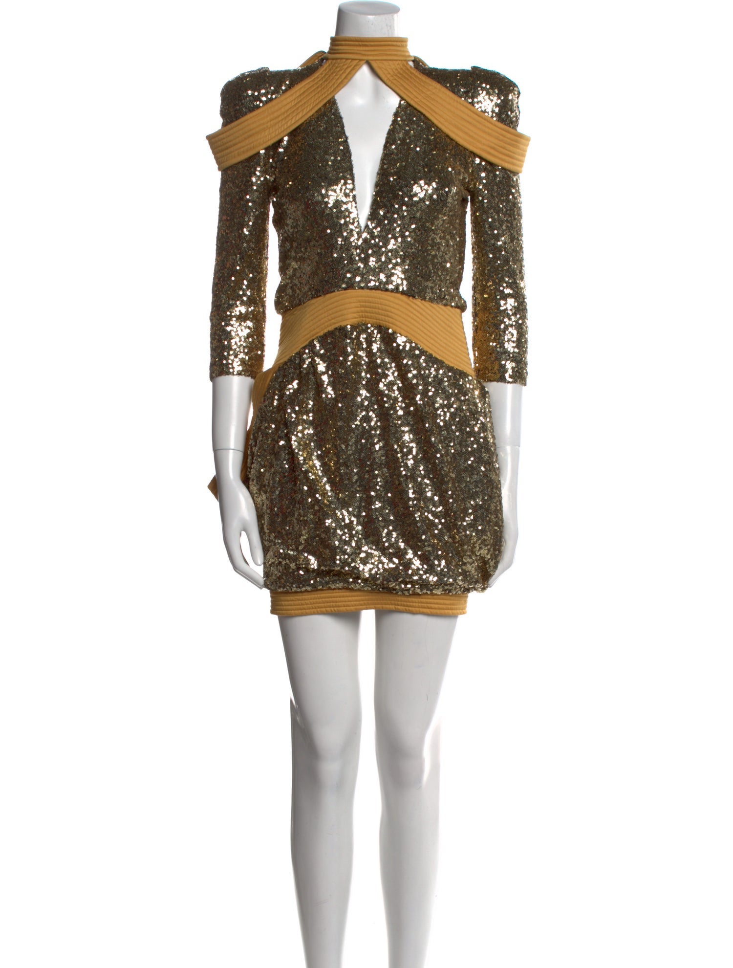 Zhivago Mock Neck Mini Dress