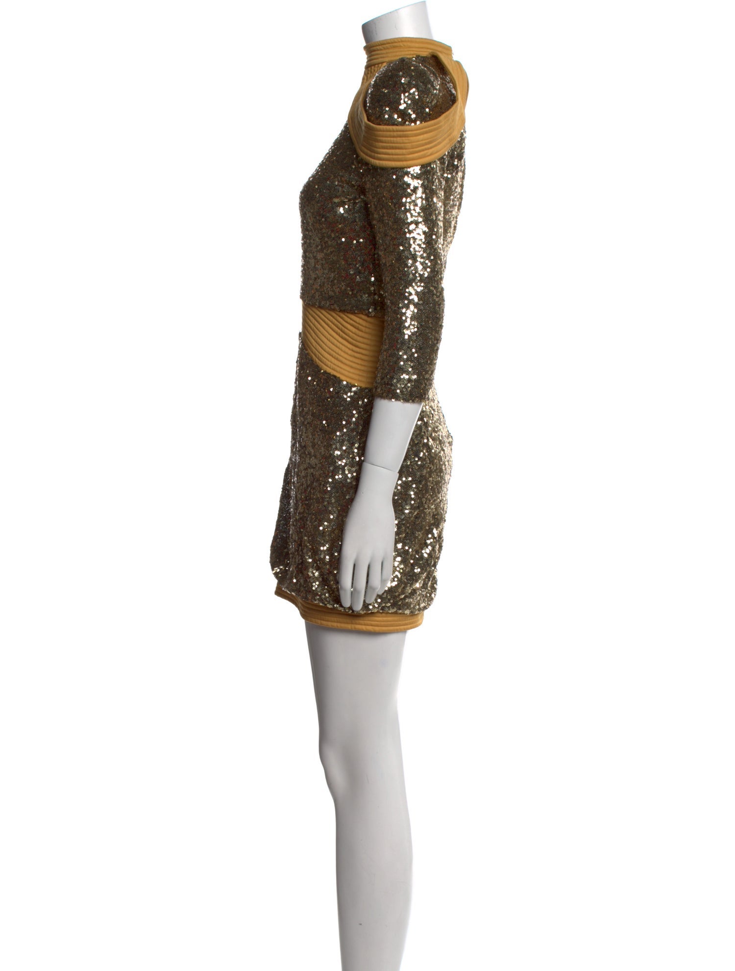 Zhivago Mock Neck Mini Dress