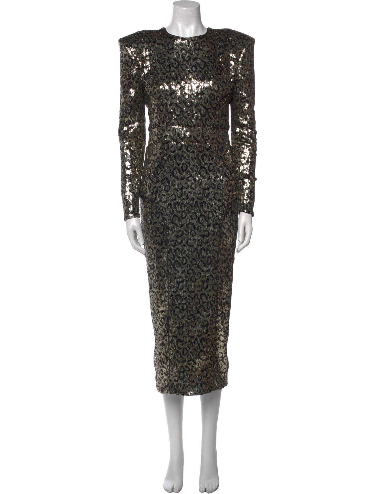 Zhivago Animal Print Midi Length Dress