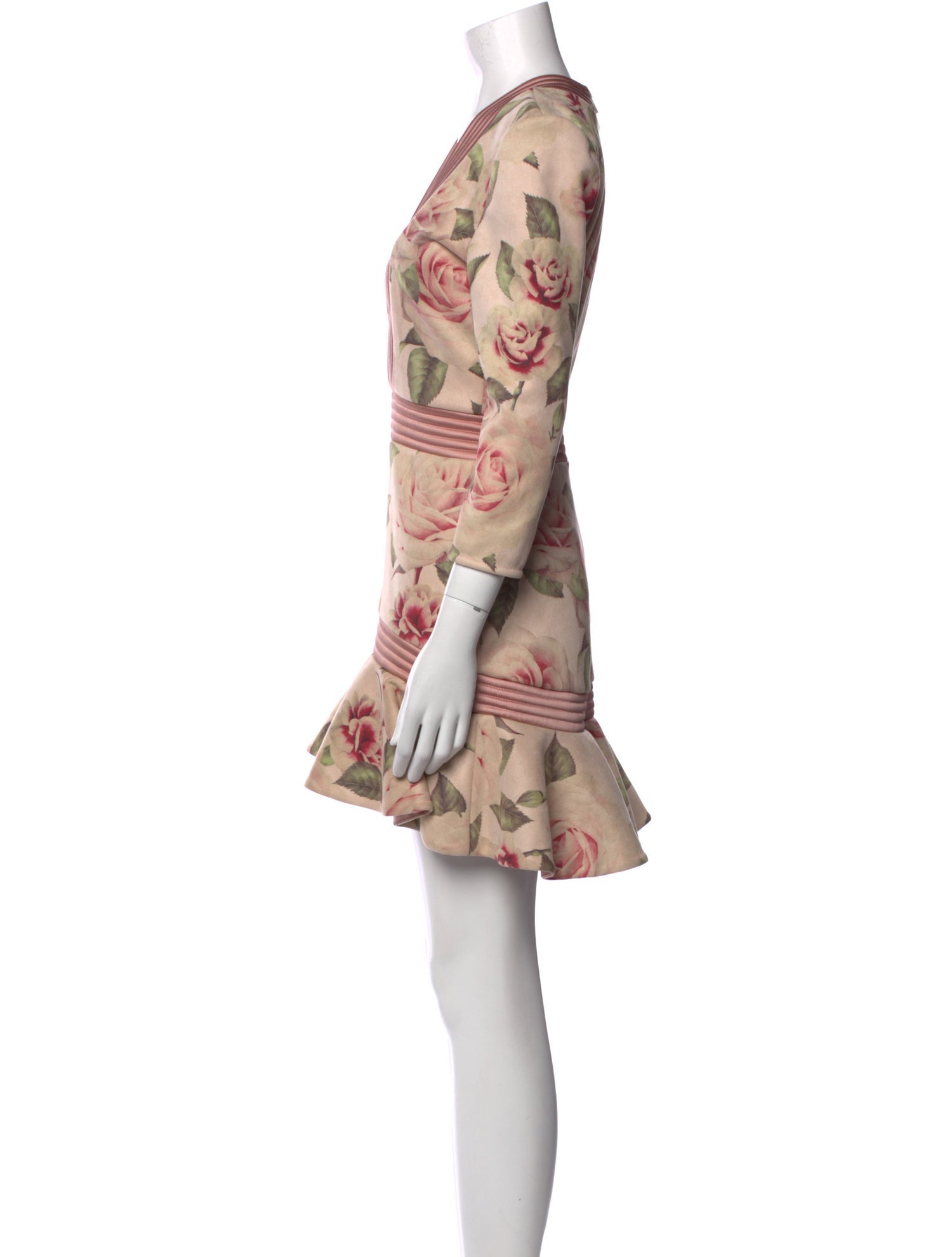 Zhivago Floral Print Mini Dress