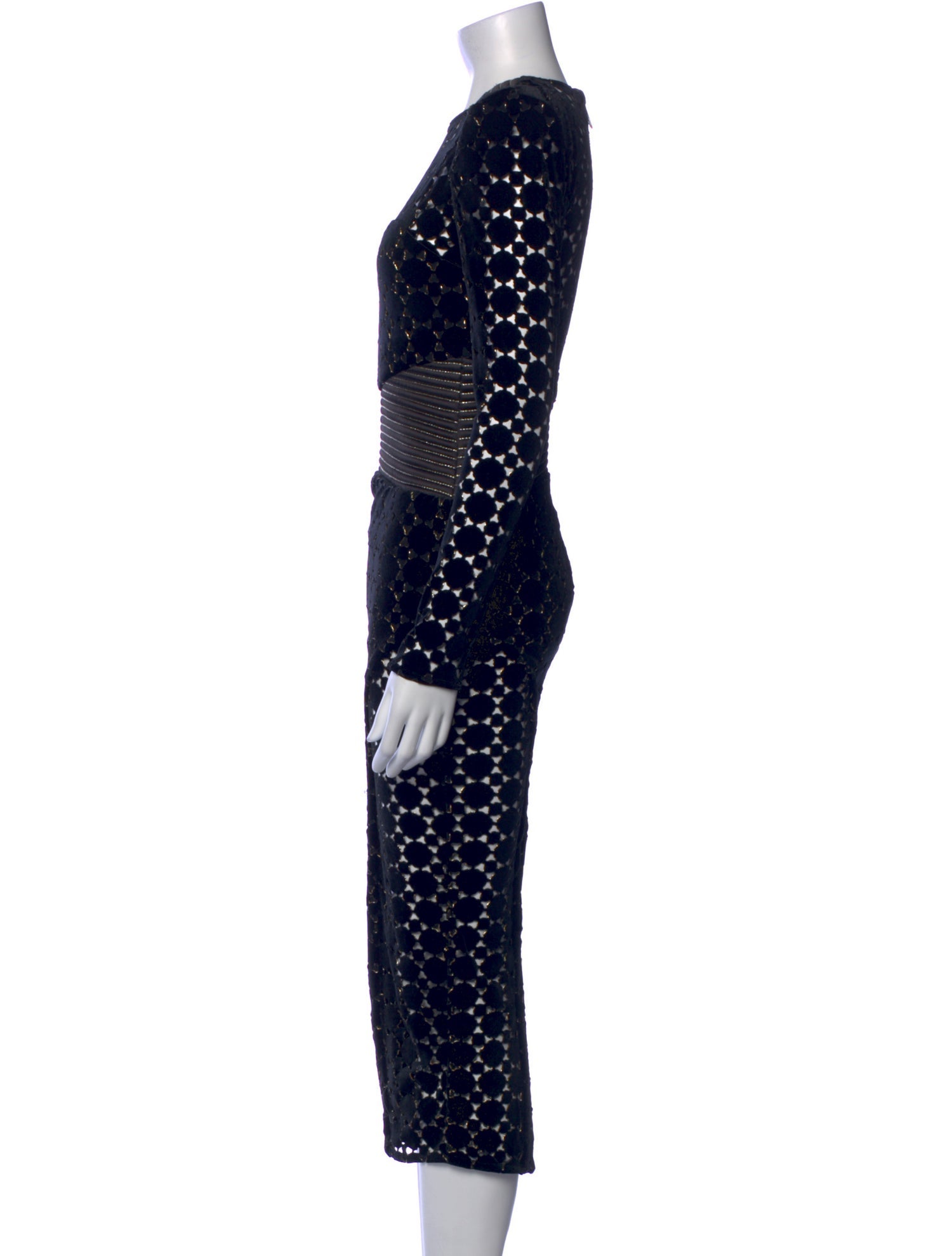 Zhivago Lace Pattern Long Dress