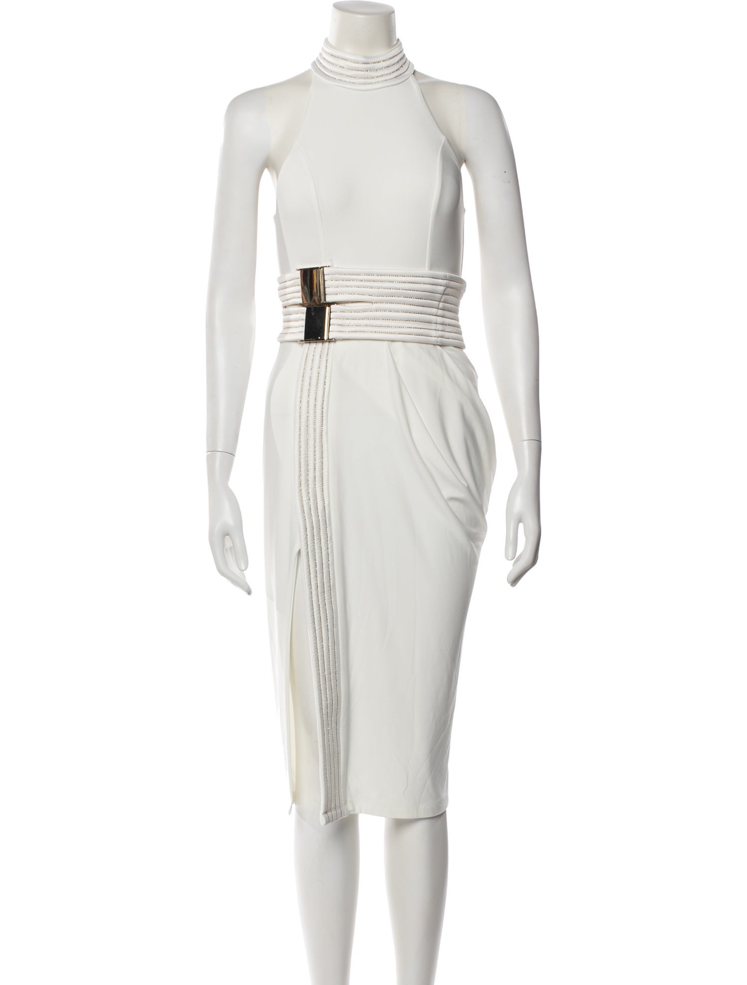 Zhivago Mock Neck Midi Length Dress