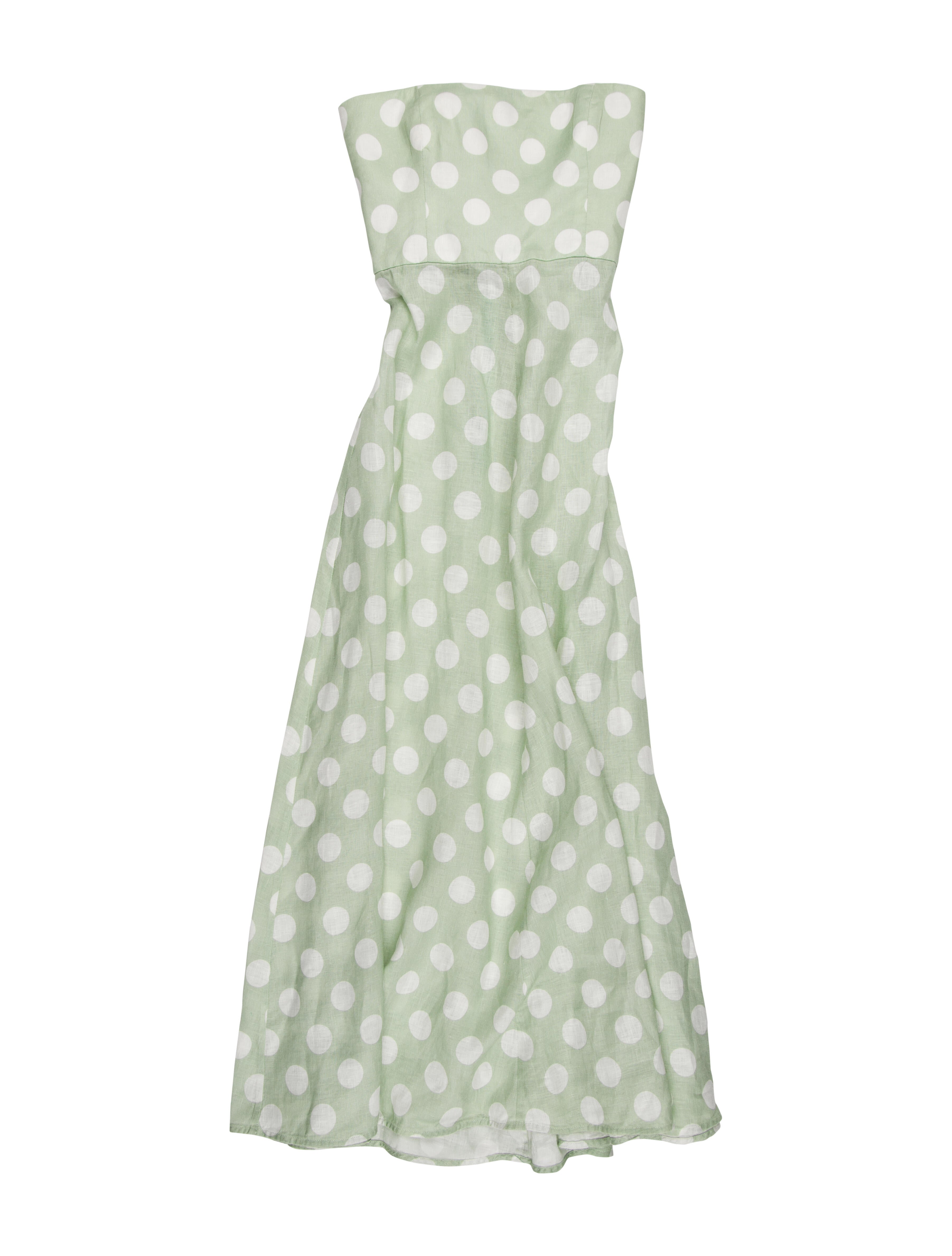 Zimmermann Polka Dot Print Midi Length Dress - Green Dresses, Clothing -  WZI101062 | The RealReal